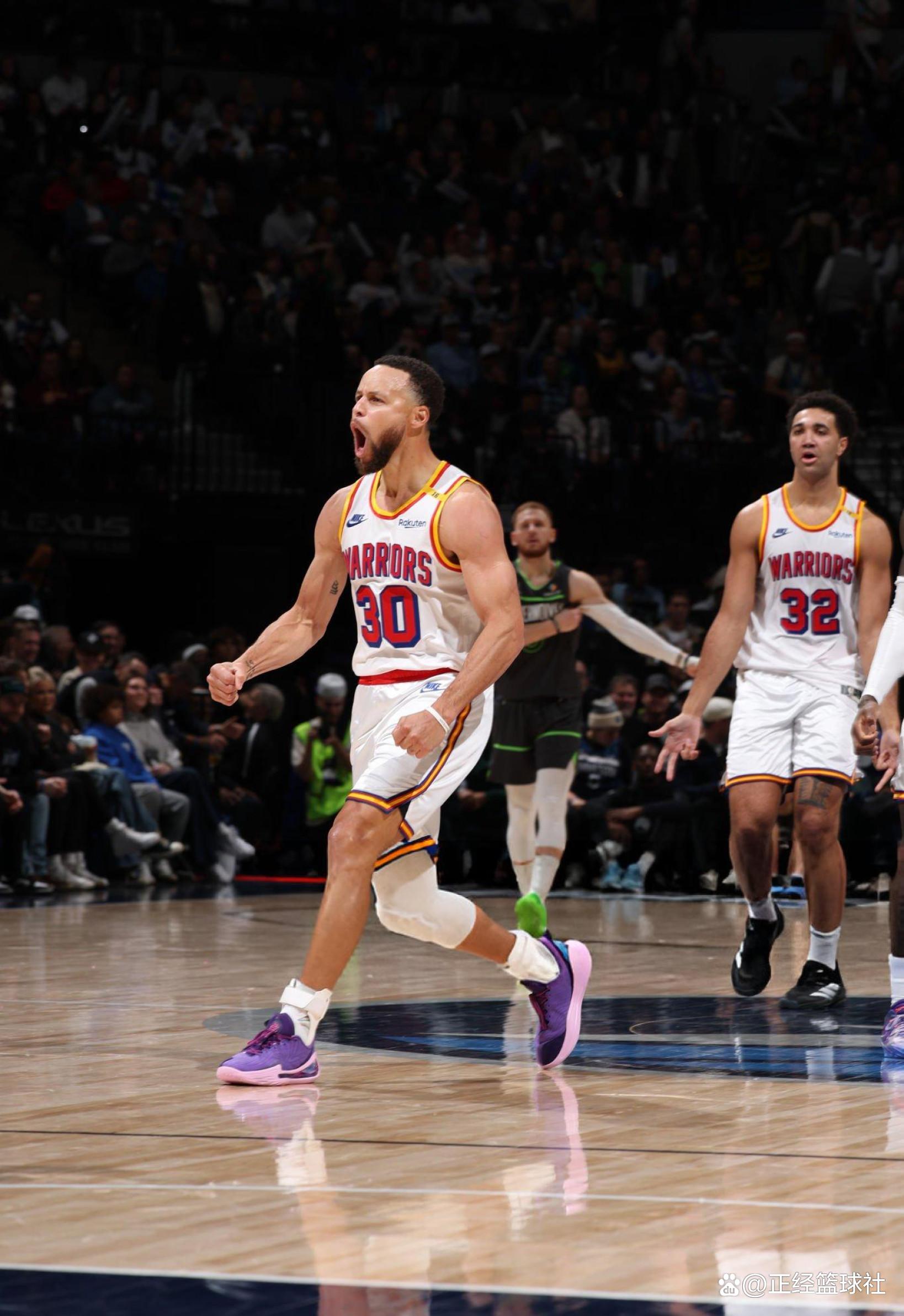 勇士胜森林狼,库里连续砍下+得分 勇士胜森林狼,库里连续砍下+得分